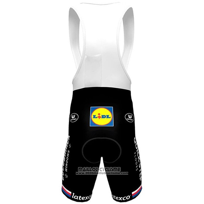 2021 Maillot Cyclisme Deceuninck Quick Step Champion Nouvelle Zelande Manches Courtes et Cuissard